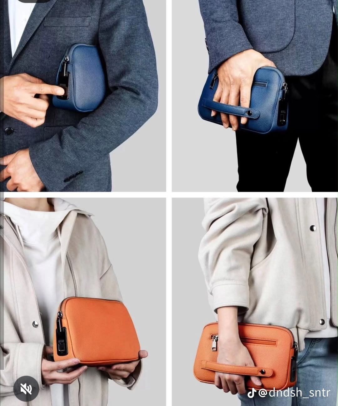 Fingerprint Lock Genuine Bag