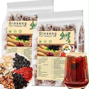 Ginseng Five Treasures Tea Kidney Tea